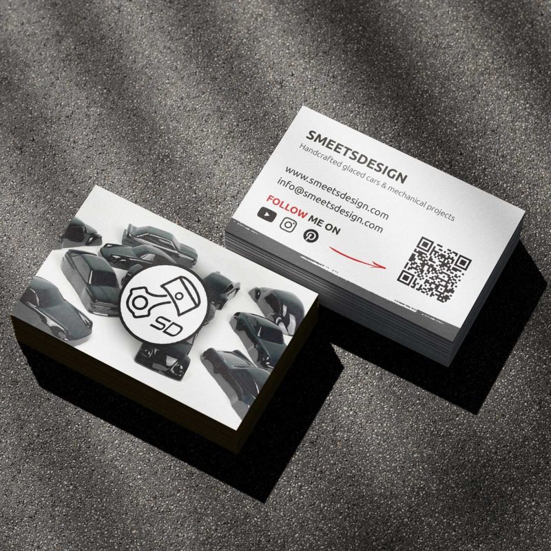 Rebranding Business Cards for SmeetsDesign